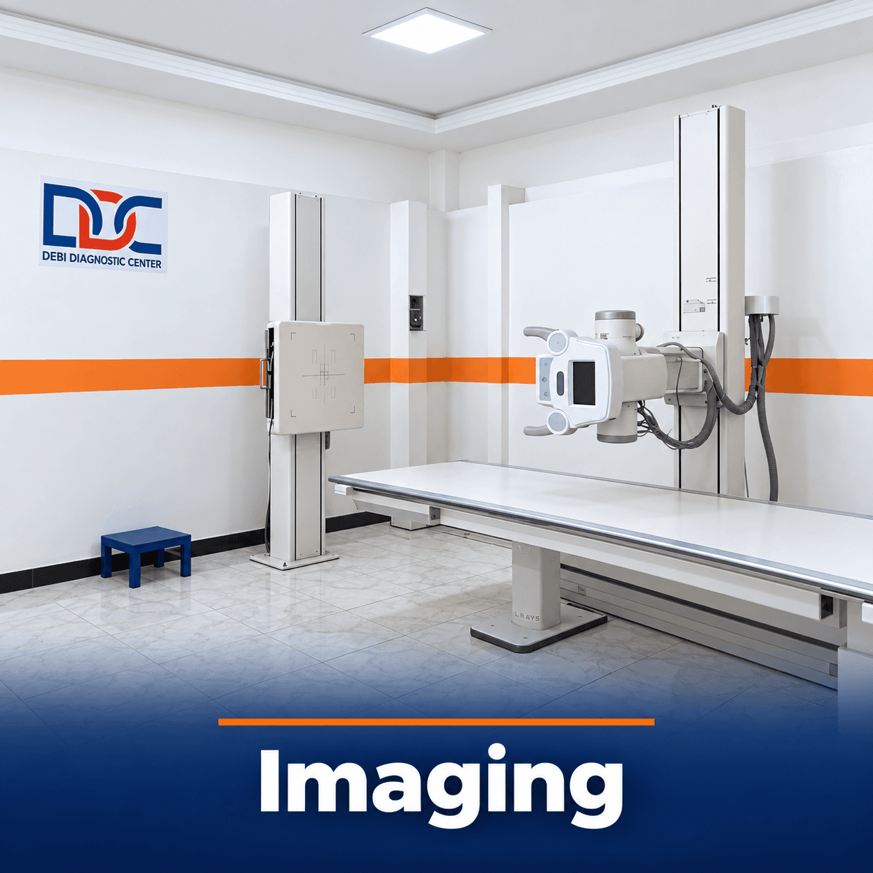 Diagnostic Imaging: X-ray equipment and examination table